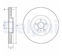 DELPHI BG9233C Discofreno VOLVO