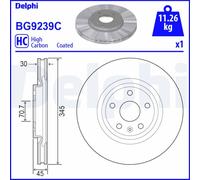 DELPHI BG9239C Discofreno OPEL