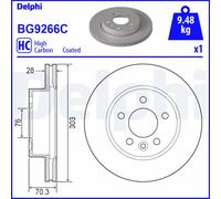 DELPHI BG9266C Disco freno