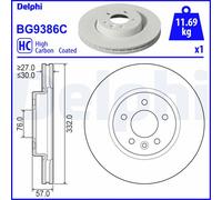 DELPHI BG9386C Disco freno