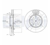 DELPHI BG9514 Discofreno VOLVO