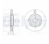 DELPHI BG9843 Disco freno per ALFA ROMEO