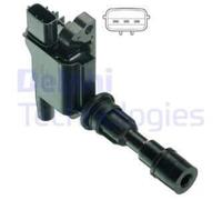 DELPHI Bobina Accensione Modulo Adatto A per Mazda 323 F VI Bj GN10480-12B1