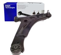 DELPHI Braccio oscillante sospensione ruota Dx inferiore Braccio trasversale oscillante Compatibilità con HYUNDAI i10 PA 545010X000 545010X100 545010X200 TC2495