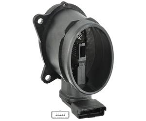 DELPHI Debimetro Aria, Sensore Massa Aria Numero di contatti a spina: 4 12V con alloggiamento AF10075-12B1 Compatibilità con PEUGEOT 206 2 volumi/Coda spiovente 2A/C 207 WA, WC 3008 0U, CITROËN