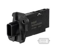 DELPHI Debimetro Aria, Sensore Massa Aria Numero di contatti a spina: 4 12V senza alloggiamento AF10660-12B1 Compatibilità con RENAULT Master 3 Furgonato FV Trafic 3 Van FG Kadjar HA, HL, NISSAN
