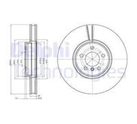 DELPHI BG9092C Disco freno