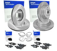 DELPHI Dischi Freno + Pastiglie Frontale + Posteriore Adatto A per BMW 3er E90