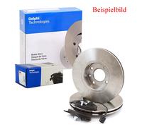 DELPHI Dischi Freno Ventilato Posteriore Ø350 + Pastiglie per Audi A6 Avant 4A5