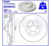 DELPHI BG9624C Disco freno