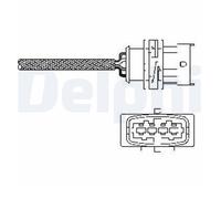 Sonda lambda DELPHI ES10789-12B1