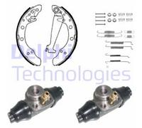 DELPHI Kit Ganasce Freno Posteriore per VW Up 121 122 BL1 BL2 Seat
