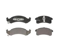 DELPHI Kit pastiglie freni Anteriore con segnalatore acustico usura senza accessori LP897 Compatibilità con CHEVROLET CAMARO, OLDSMOBILE Aurora Sedan, CADILLAC Seville V, BUICK Park Avenue I, PONTIAC