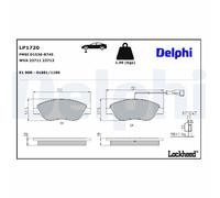 DELPHI Kit pastiglie freni Anteriore per FIAT BRAVO II (198) STILO (192) LP1720
