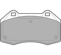 DELPHI Kit pastiglie freni Anteriore senza accessori LP1940 Compatibilità con RENAULT Clio III Hatchback BR0/1, CR0/1 MEGANE II BM0/1, CM0/1 MEGANE III Coupé DZ0/1, ALPINE A110 II