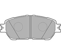 Set di pastiglie freno DELPHI LP2132, anteriore