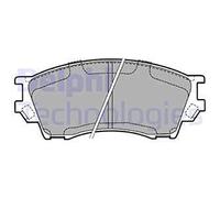 Set di pastiglie freno DELPHI LP1063, anteriore