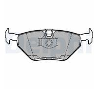 Delphi Kit pastiglie freni LP1107 – posteriore Low-Metallic per BMW 5 (E39) 1996-2003