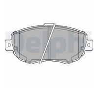 DELPHI LP1140 Kit pastiglie freno, Freno a disco per LEXUS,TOYOTA