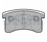 DELPHI LP1141 Kit pastiglie freno, Freno a disco per DAIHATSU