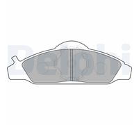 Delphi Set di pastiglie freno LP1145 anteriore Low-Metallic per DAEWOO, SSANGYONG