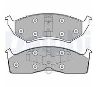 DELPHI LP1166 Kit pastiglie freno, Freno a disco per CHRYSLER,DODGE,PLYMOUTH