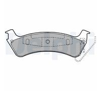 DELPHI LP1183 Kit pastiglie freni