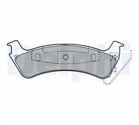 DELPHI LP1183 Kit pastiglie freno, Freno a disco per JEEP