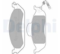 Set di pastiglie freno DELPHI LP1299, fronte