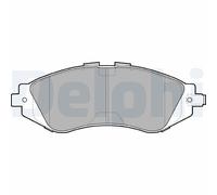 Set di pastiglie freno DELPHI LP1304, anteriore