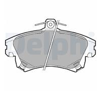 Set di pastiglie freno DELPHI LP1398, anteriore