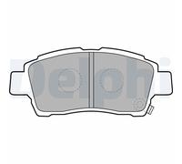 Set di pastiglie freno DELPHI LP1414, anteriore