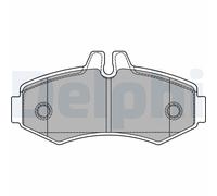 Set di pastiglie freno DELPHI LP1425, fronte