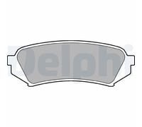 DELPHI LP1438 Kit pastiglie freno, Freno a disco per LEXUS,TOYOTA