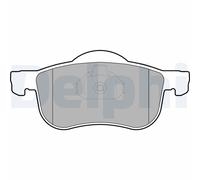 DELPHI LP1458 Kit pastiglie freno, Freno a disco per VOLVO