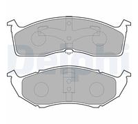 Set di pastiglie freno DELPHI LP1531, anteriore