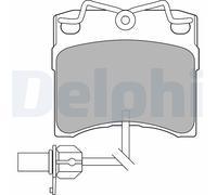 DELPHI LP1535 Kit pastiglie freno, Freno a disco per VW