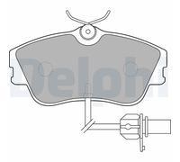 Set di pastiglie freno DELPHI LP1542, anteriore