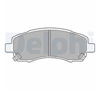 DELPHI LP1545 Kit pastiglie freno, Freno a disco per SUBARU