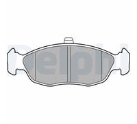 DELPHI LP1597 Kit pastiglie freno, Freno a disco per CITROËN,PEUGEOT