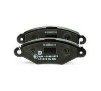 DELPHI LP1610 Kit pastiglie freni
