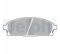 Set di pastiglie freno DELPHI LP1659, anteriore