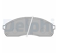 DELPHI LP1671 Kit pastiglie freni Anteriore per KIA CARNIVAL II (GQ)