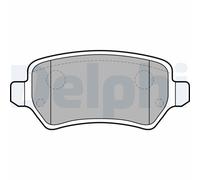 Pastiglie freno Low-Metallic LP1681 DELPHI