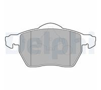 DELPHI LP1687 Kit pastiglie freno, Freno a disco per VOLVO