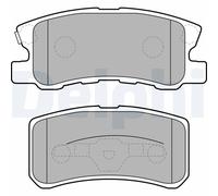 DELPHI LP1691 Set Pastiglia Freno,Freno a Disco per Chrysler Citroën Dodge Jeep