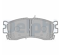 DELPHI LP1702 Kit pastiglie freni