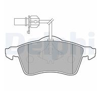 Set di pastiglie freno DELPHI LP1707, anteriore