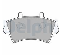 Set di pastiglie freno DELPHI LP1746, anteriore