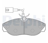 DELPHI LP1748 Kit pastiglie freno, Freno a disco per CITROËN,FIAT,PEUGEOT